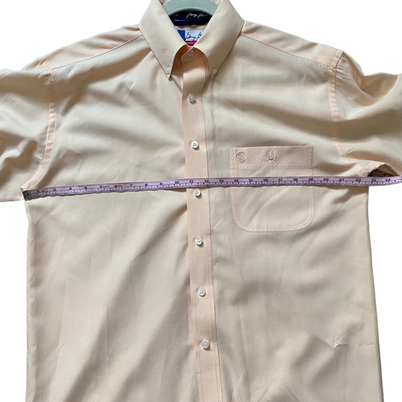Wrangler George Strait Cowboy Cut Collection Light Peach Button Up Shirt - Picture 8 of 10